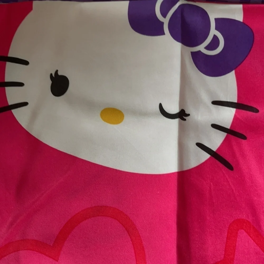 HELLO KITTY FABRIC SHOWER CURTAIN